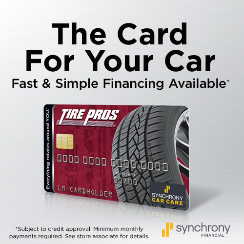 Tire Pros Financing available at Lichtenberg Tire Pros!